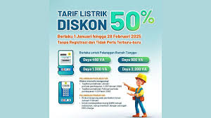 PLN Berikan Diskon Listrik Hingga 50 Persen untuk Pelanggan Tertentu, Berlaku Januari dan Februari 2025