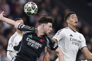 Arsenal Tumbangkan Real Madrid 2-1 dan Melaju ke Semifinal Liga Champions