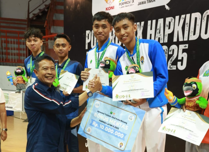 Cetak Sejarah di Hari Pertama Porprov IX Jatim 2025, Hapkido Kota Malang Sabet Enam Medali Emas