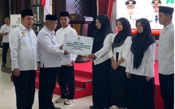 126 Mahasiswa Baru Malang Dapat Beasiswa dari Baznas, Ini Harapannya