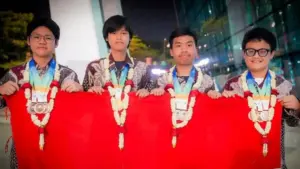 Bangga! Empat Pelajar Indonesia Raih 11 Medali di Olimpiade Ilmu Kebumian Internasional 2025 di China