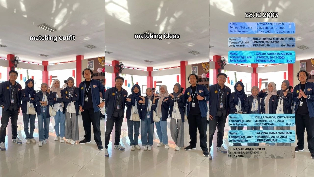 Mahasiswa KKN Viral, Punya Kesamaan Unik dari Tempat, Tanggal Lahir, hingga Akhiran Nama