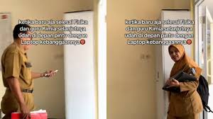 Guru Kimia Datang Tepat Setelah Pelajaran Fisika, Bawa Laptop Andalan Bikin Siswa Geleng-Geleng
