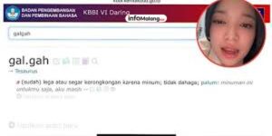 Keren! Kata “Galgah” Ciptaan Bunga Reyza Kini Resmi Masuk KBBI Sebagai Lawan Kata dari “Haus”