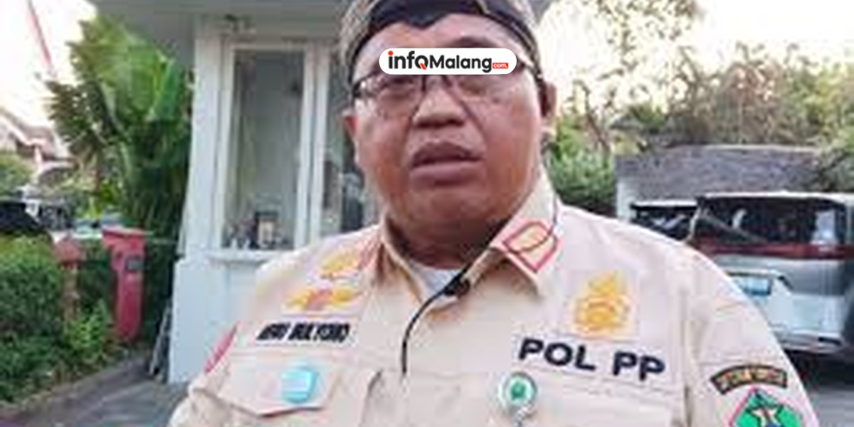 Satpol PP Kota Malang Imbau Pelanggar Perda di Jalan Surabaya