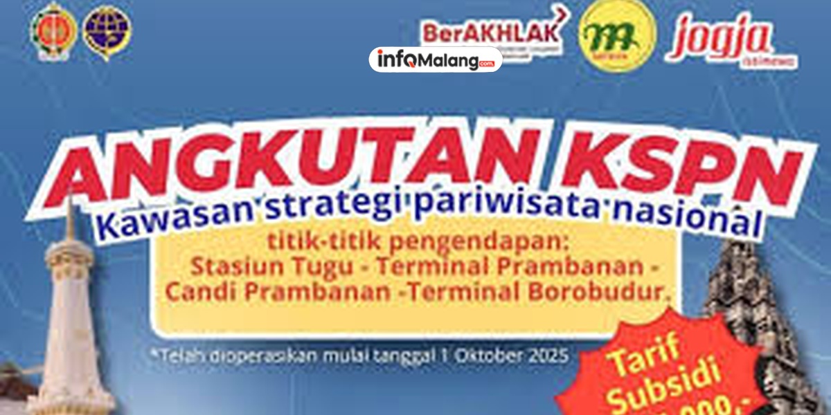 Operasikan Angkutan  Rute Stasiun Tugu Yogyakarta-Borobudur via Prambanan, Tarifnya Hanya Rp35 Ribu