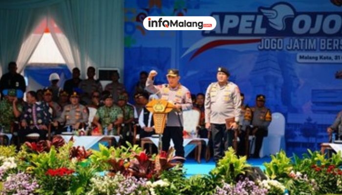Kapolri Dorong Ojol Jadi Mitra Strategis Jaga Keamanan di Jawa Timur