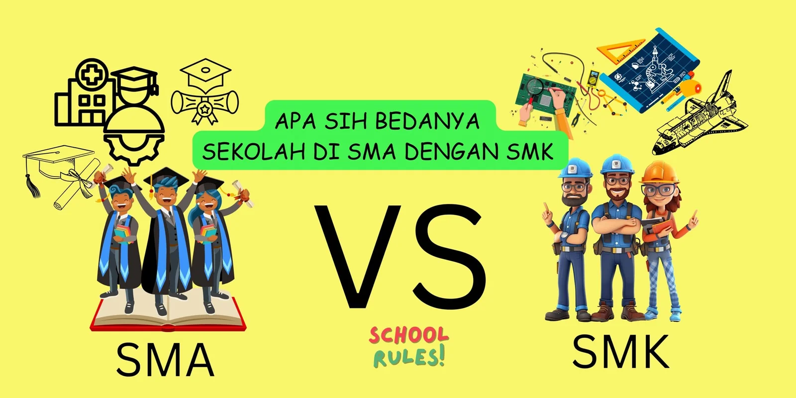 Mengenal Keunggulan dan Kekurangan SMA dan SMK untuk Siswa Baru