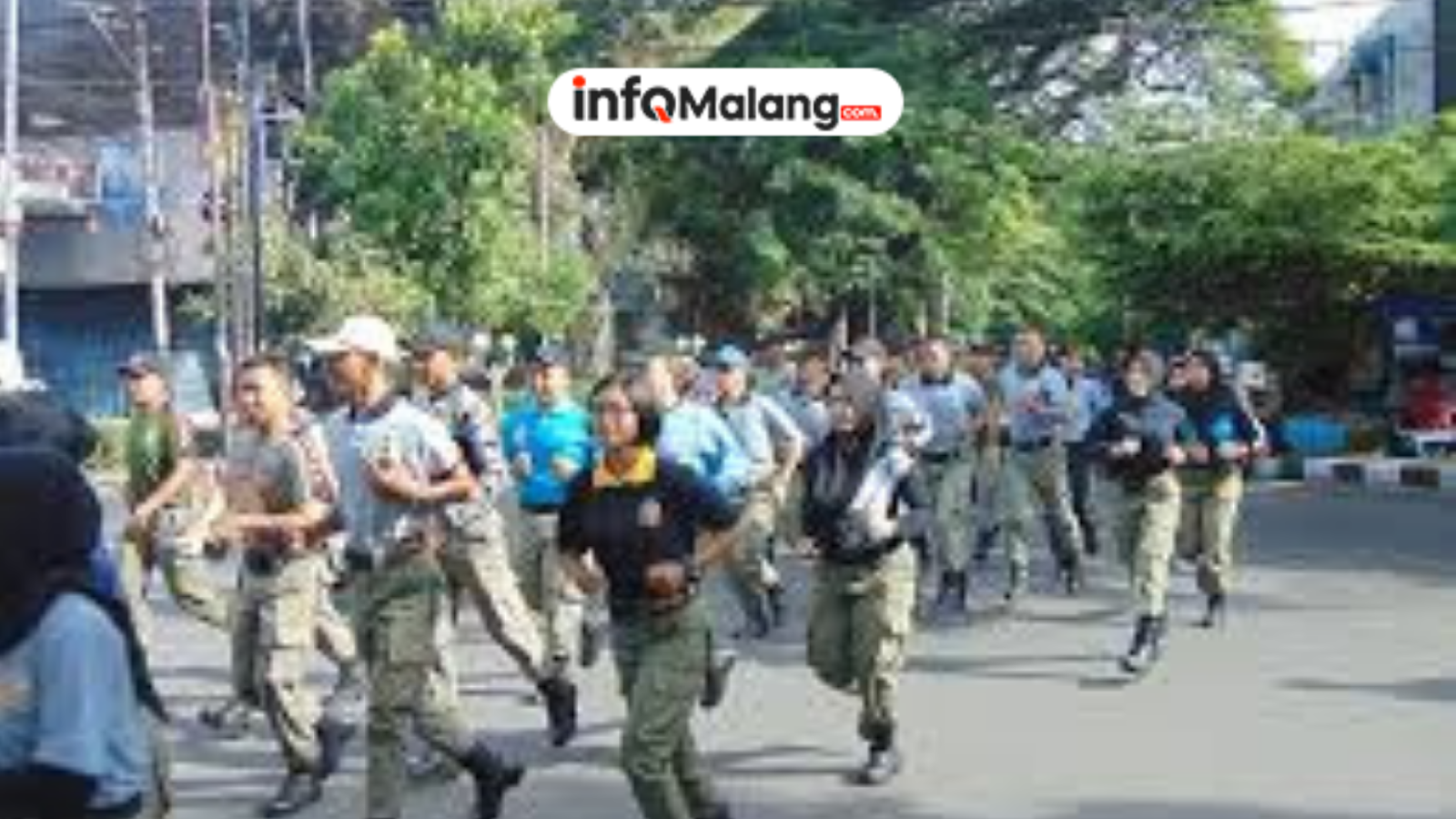 Satpol PP Kota Malang Lakukan Penertiban PKL di Empat Titik Kota Malang