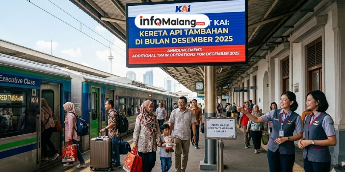 PT KAI Umumkan Kereta Api Tambahan di Bulan Desember 2025