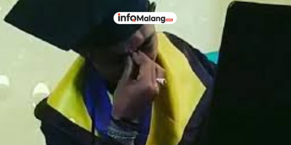 Melewati Keramaian Wisuda, Pria Ini Menunduk Sedih Karena Tak Kuliah