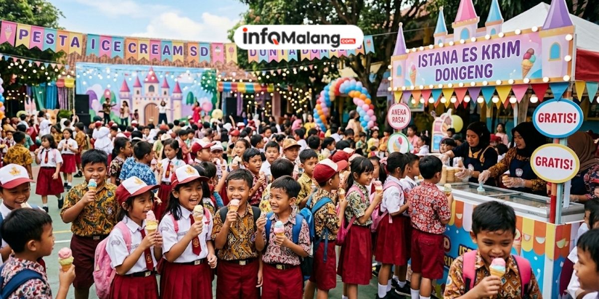 Suasana Dongeng dan Pesta Ice Cream Dipadati Siswa Kelas 1-6 SD