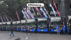 Libur Nataru Dongkrak Minat Transportasi Publik, Bus Trans Jatim Malang Dipadati Wisatawan