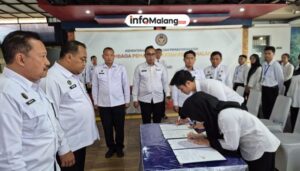 Pembinaan Pegawai Magang Kemenaker di Lapas Malang Fokus pada Budaya Kerja Profesional