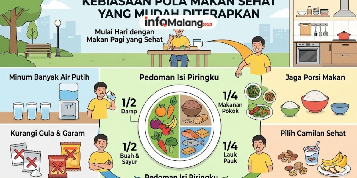 Kebiasaan Pola Makan Sehat yang Mudah Diterapkan