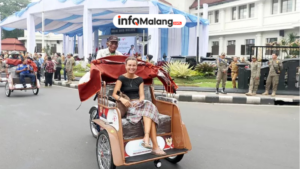 Becak Listrik di Malang Kota, Polresta Siap Fasilitasi SIM
