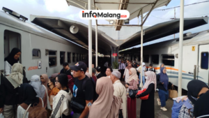 KAI Layani Ratusan Ribu Penumpang di Stasiun Malang Selama Nataru