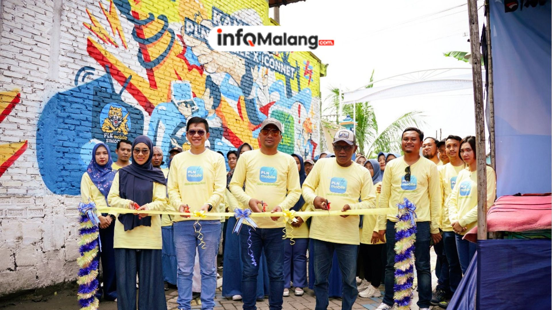 Jalan Regulo Kepanjen Jadi 1 Role Model Kampung PLN Mobile Tercanggih di Malang