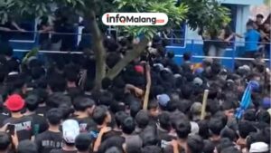 HUT Sekolah Berakhir Chaos, STM Turen Malang Alami Kerusakan dan 7 Siswa Terluka