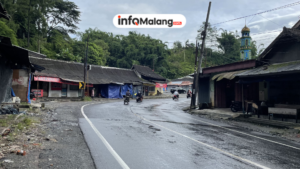 Tikungan di Pujon Kembali Rawan Setelah Hujan, Pengendara Diminta Hati-hati