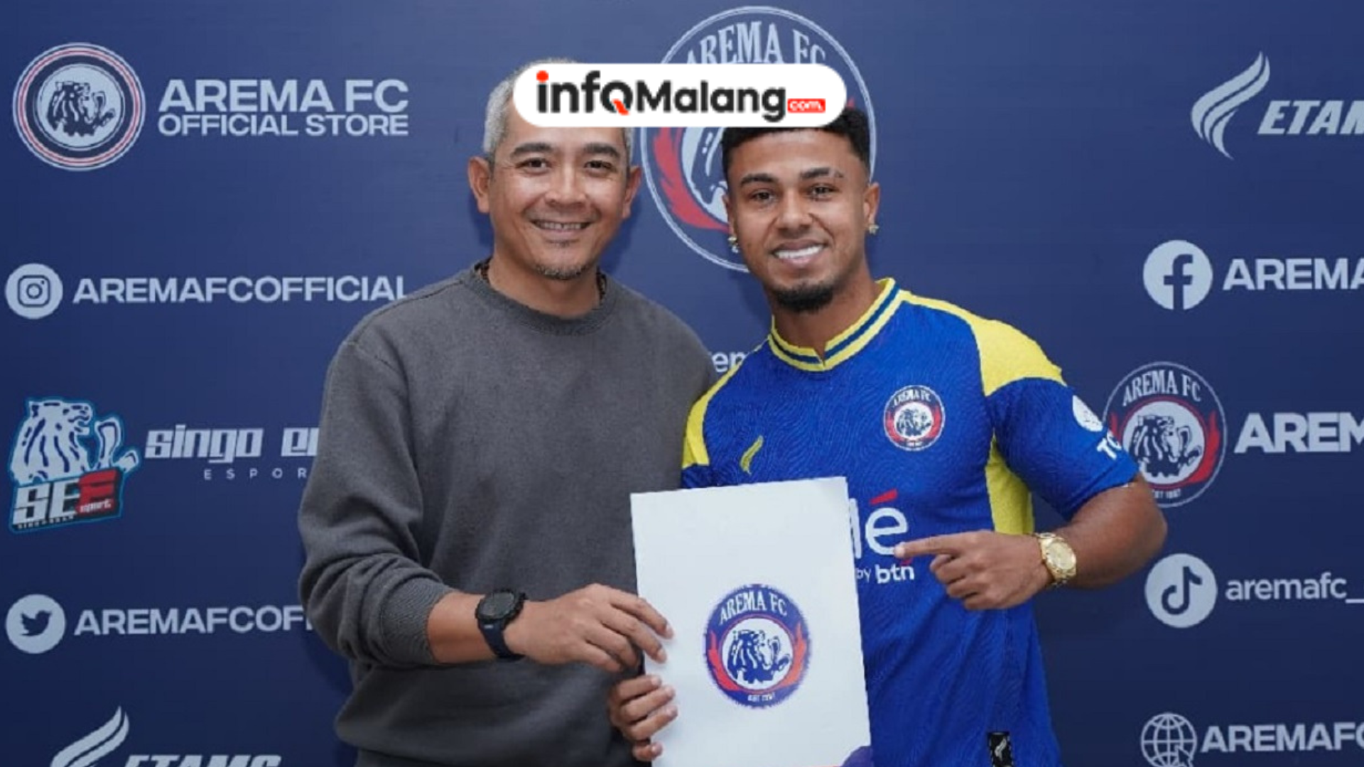 Bursa Transfer Memanas, Arema FC Datangkan Winger Asal Brasil