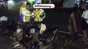 Tabrakan Dua Sepeda Motor di Asrikaton Pakis, Satu Korban Meninggal Dunia