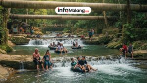 Sumber Maron, Destinasi Wisata Alam di Malang dengan Aliran Sungai yang Menenangkan