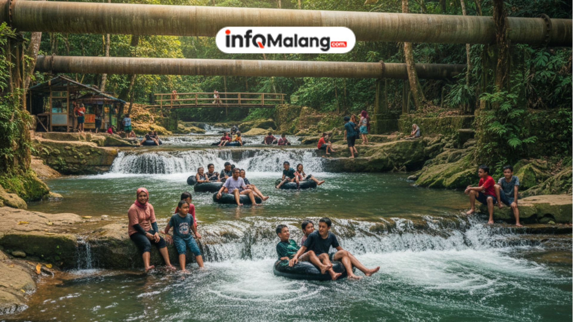 Sumber Maron, Destinasi Wisata Alam di Malang dengan Aliran Sungai yang Menenangkan