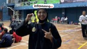 Tampil Gemilang, Siswi MAN 1 Kota Malang Jadi Pesilat Terbaik di Satria Airlangga Cup X