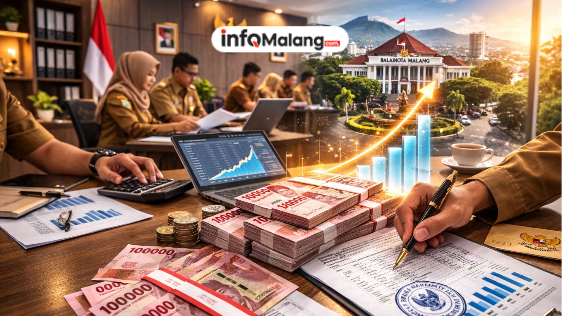 Anggaran THR ASN Pemkot Malang 2026 Melonjak Rp10 Miliar