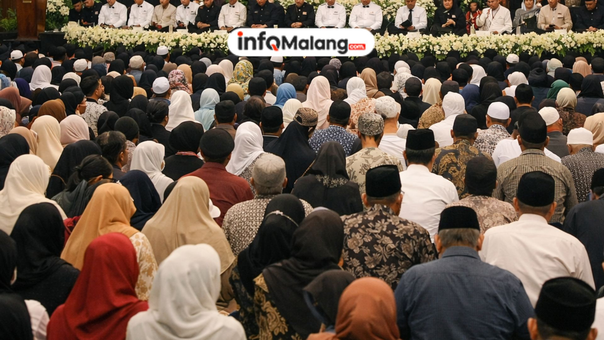 Tahlil 100 Hari Istri Wali Kota Malang Dihadiri Ribuan Warga di Gedung Kartini
