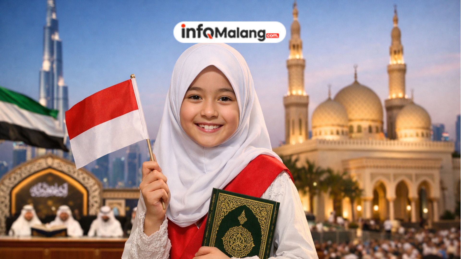 Kebanggaan Malang, Siswi SD Wakili Indonesia di Ajang Al-Qur’an Internasional Dubai