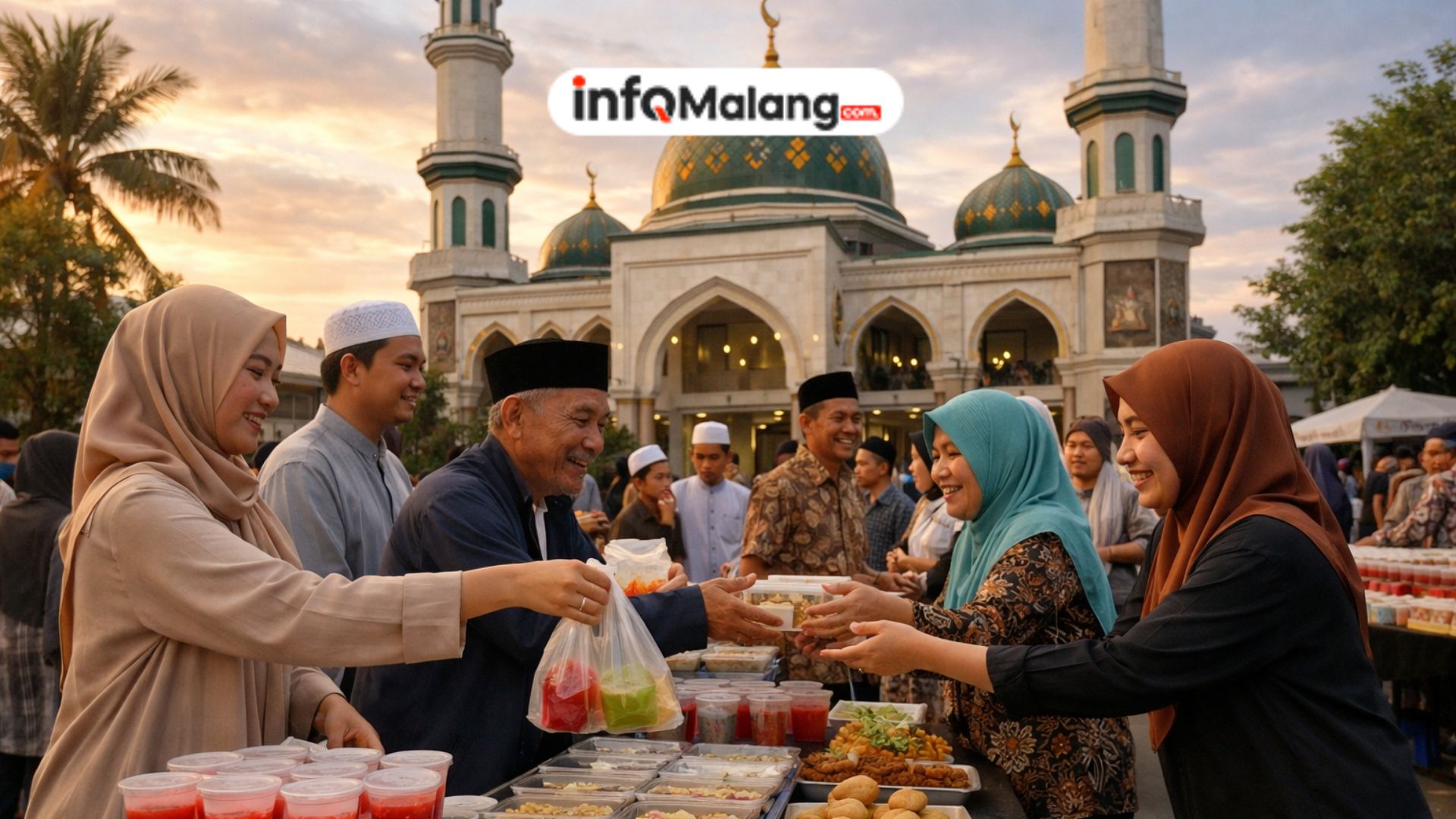Ramadhan Berkah, 5 Masjid di Lowokwaru Konsisten Sediakan Takjil Gratis