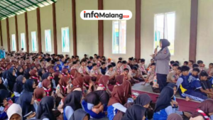 Polres Malang Edukasi Pelajar Lewat Sosialisasi Operasi Keselamatan Semeru