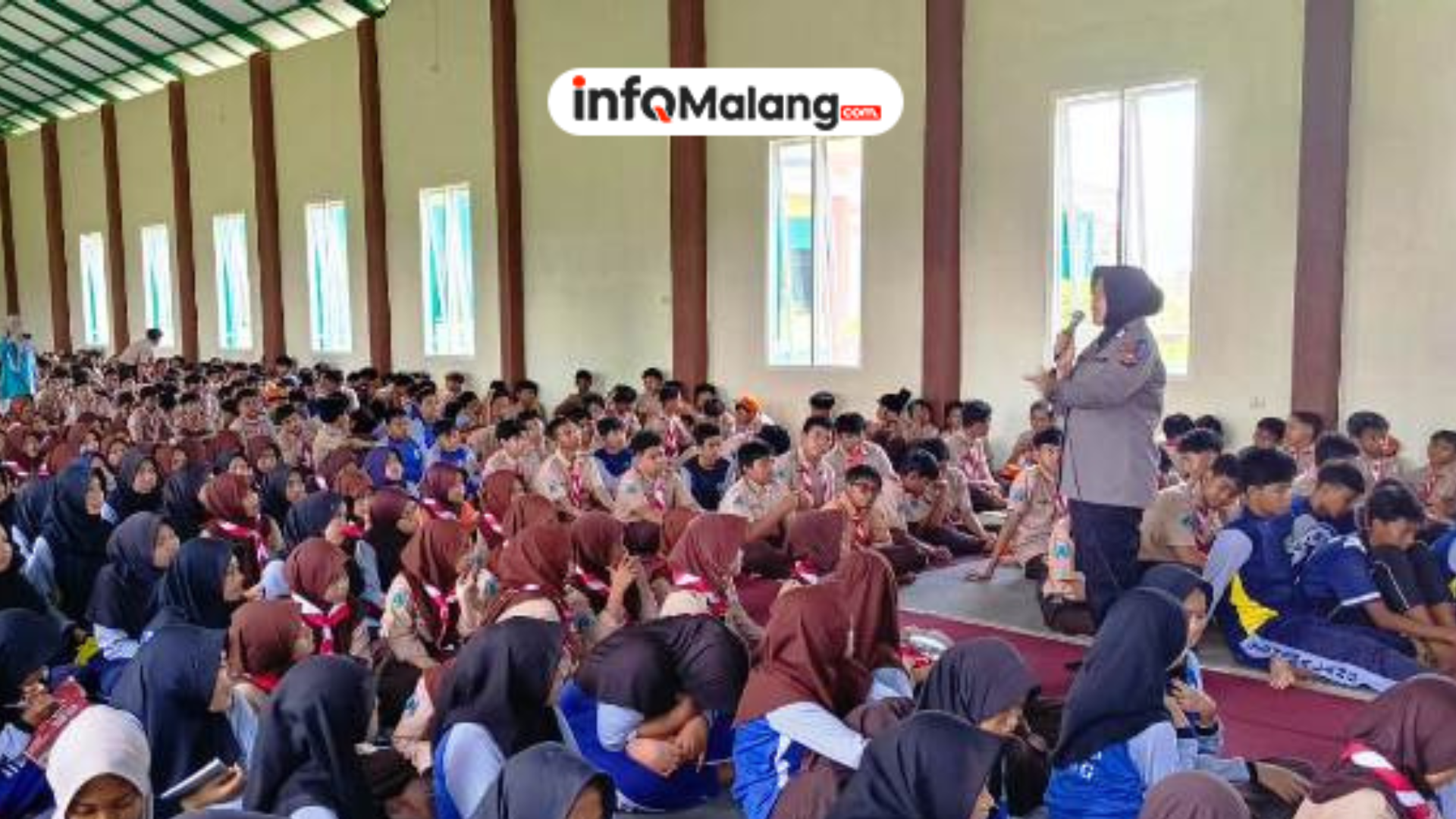 Polres Malang Edukasi Pelajar Lewat Sosialisasi Operasi Keselamatan Semeru