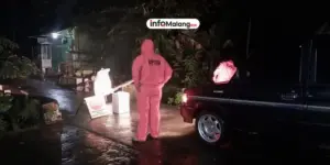 1 Jembatan di Malang Putus Usai Dilalui Truk Pasir