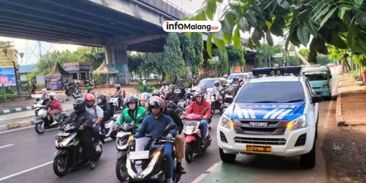 10 Ribu Pengendara Terjaring Operasi Zebra di Kota Malang, Helm dan Knalpot Brong Dominasi Pelanggaran