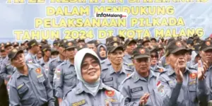 2.364 Satlinmas Dikerahkan untuk Amankan Pilkada Kota Malang 2024