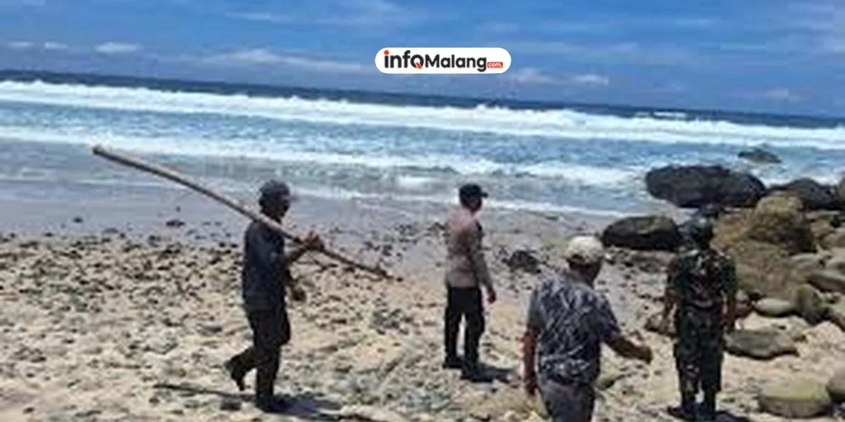 4 Wisatawan Surabaya Terseret Ombak di Pantai Modangan, Satu Tewas dan Dua Masih Hilang