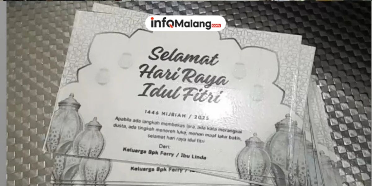 5 Tempat cetak kartu ucapan untuk lebaran area malang selat