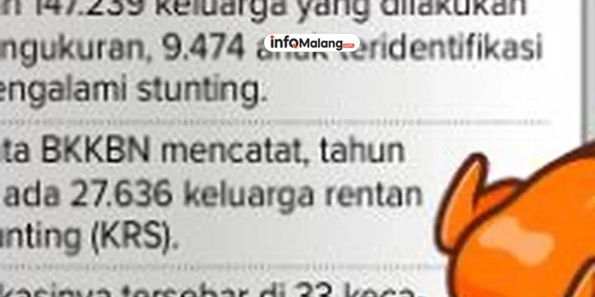 9.474 Anak di Kabupaten Malang Teridentifikasi Stunting! Ini Penyebabnya