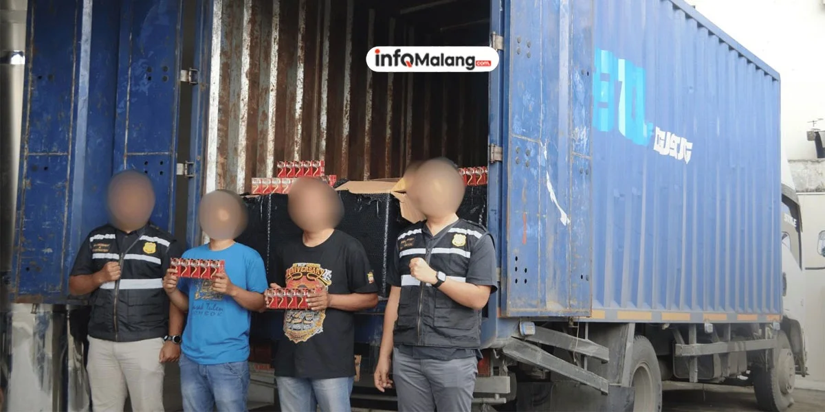 Aksi Cepat Bea Cukai Malang Hentikan Pengiriman Miras Ilegal Asal Bali Hingga 8.049 botol