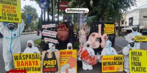 Aksi MARAPAIMA dan Ecoton di Kota Malang: Peringatan Krisis Kesehatan Akibat Mikroplastik