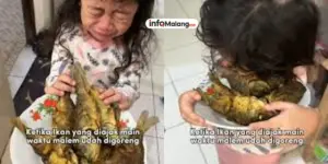 Anak Kecil Menangis Sedih Setelah Ikan Kesayangannya Digoreng Sang Nenek