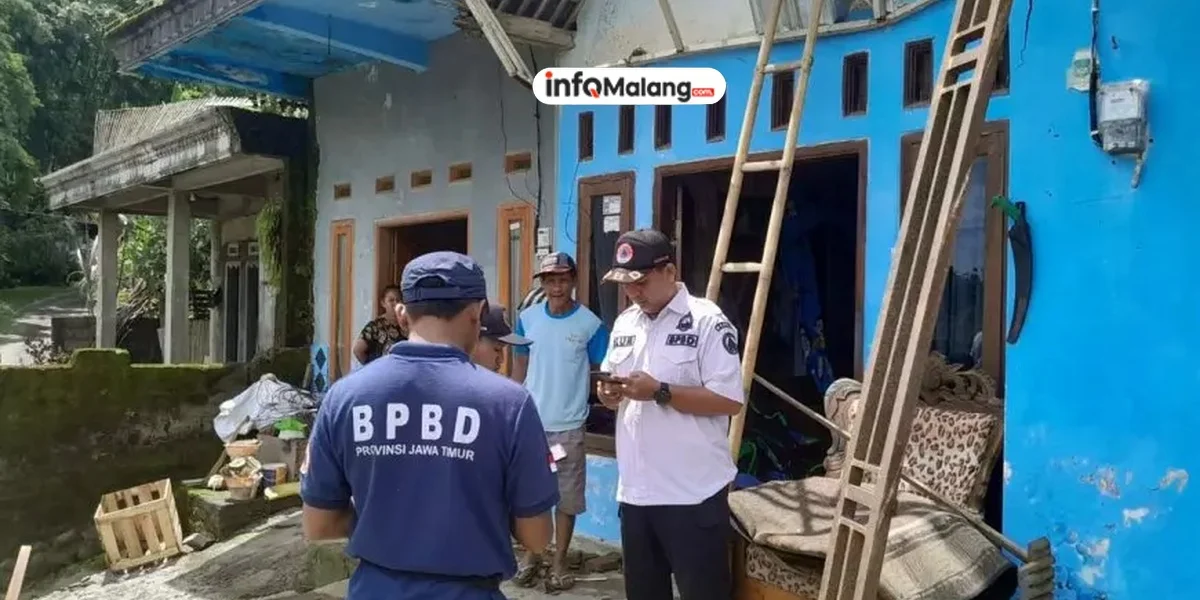 Angin Kencang Hancurkan Tiga Rumah di Kabupaten Malang