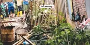 Angin Kencang di Kabupaten Malang Sebabkan Kerusakan Lima Bangunan