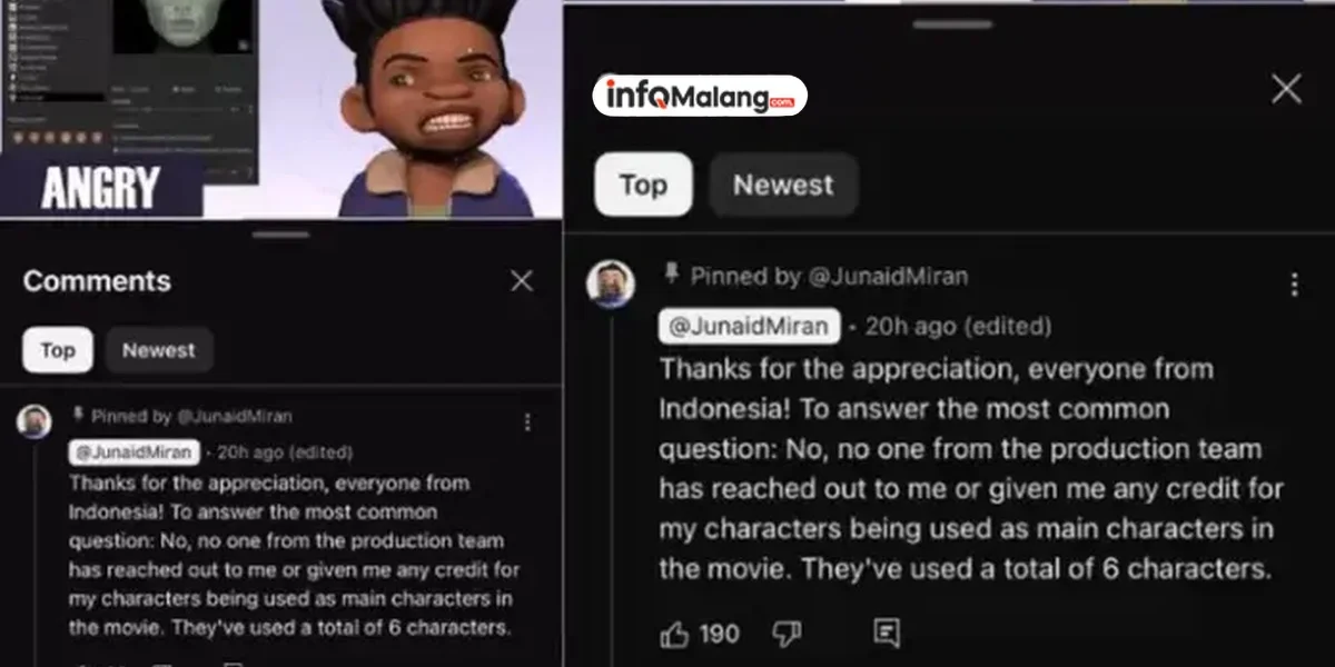 Animator Asal Pakistan, Junaid Miran, Klaim Aset 3D-nya Dipakai di “Merah Putih: One for All” Tanpa Kredit di Enam Aset Karakter Animasinya
