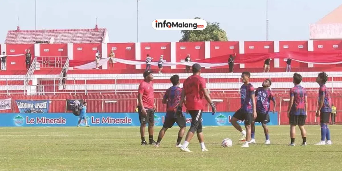 Arema FC Segera Perbaiki Lapangan Stadion Soepriadi