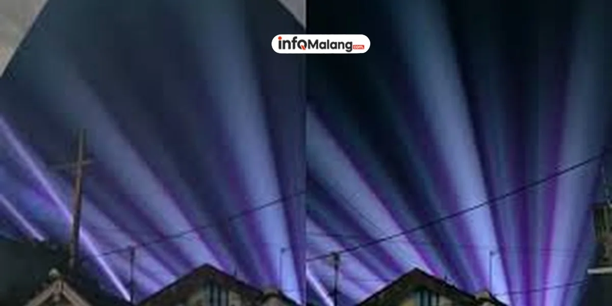 Auroreg Hiasi Langit Malam, Karnaval Gampingan 2025 Tetap Meriah Meski Hujan