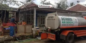 BPBD Kabupaten Malang Distribusikan 3,4 Juta Liter Air Bersih untuk Warga Terdampak Kekeringan